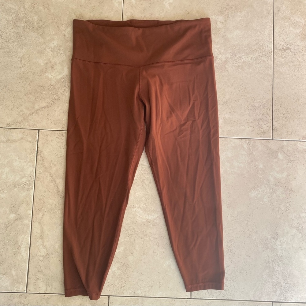 Athleta Chestnut‎ Brown Leggings size 1X